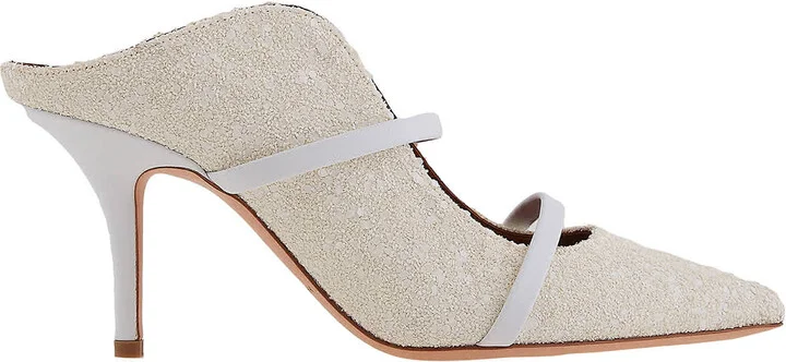 Ladies Maureen 70 Double Straps Leather Mules