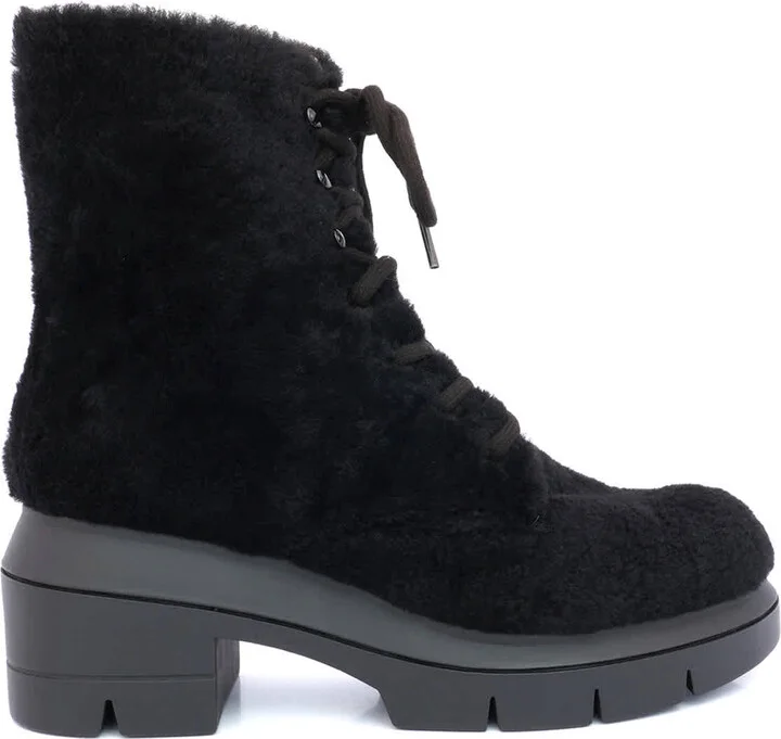 Ladies Nisha Black Shear Boots