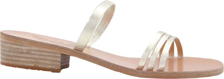Ladies Platinum Siopi Heel Sandals