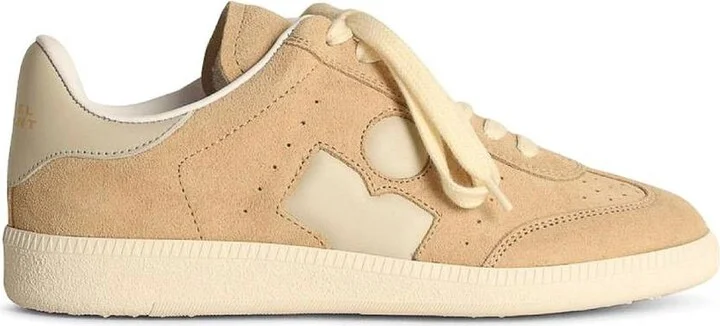 Ladies Toffee Suede Logo Sneakers