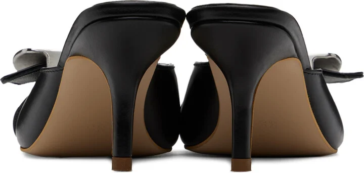 Lado Bokuchava Black Buckle Heels - Image 2