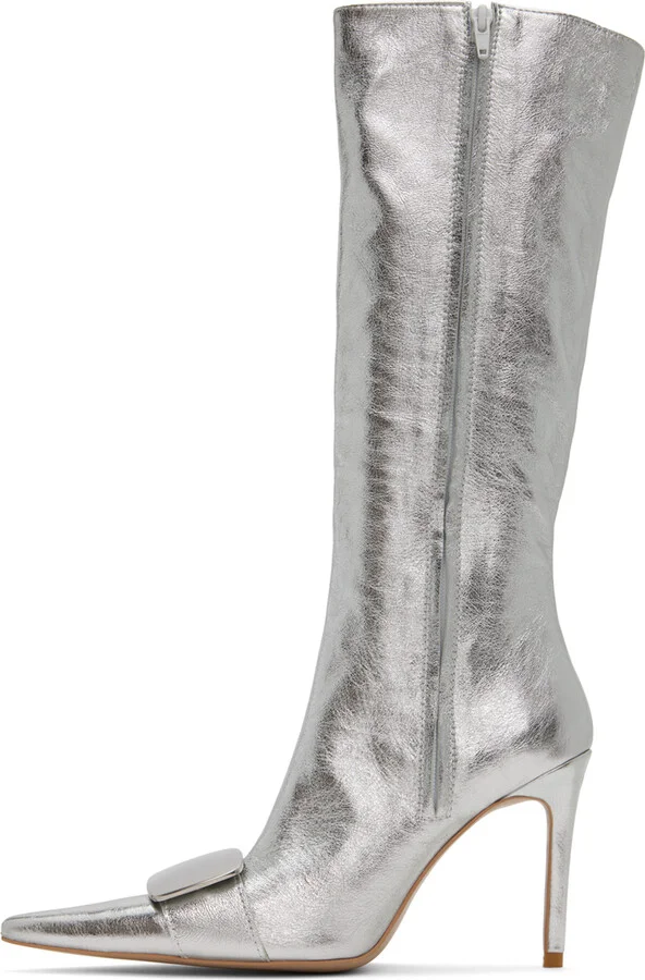 Lado Bokuchava Silver Buckle Boots - Image 3