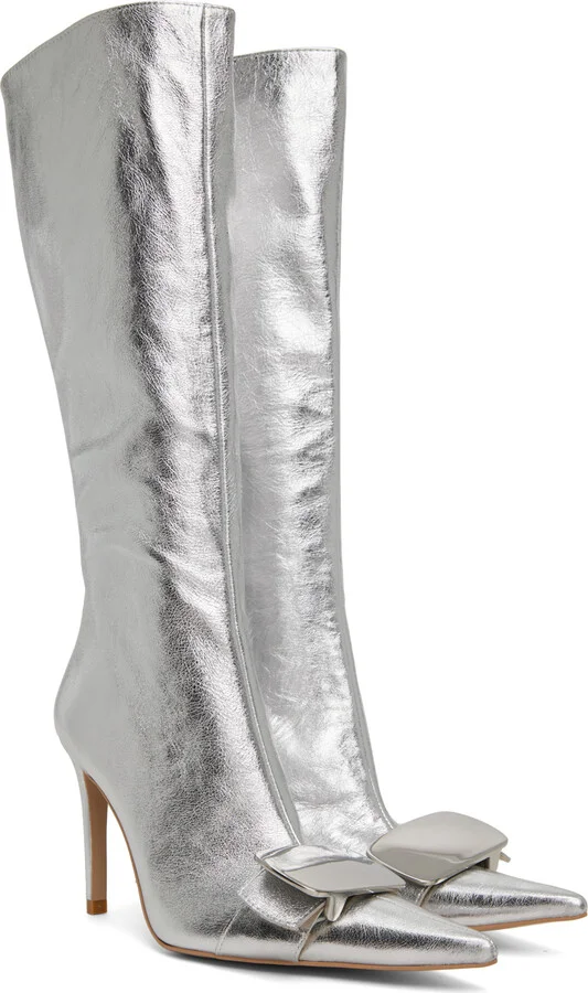 Lado Bokuchava Silver Buckle Boots - Image 4