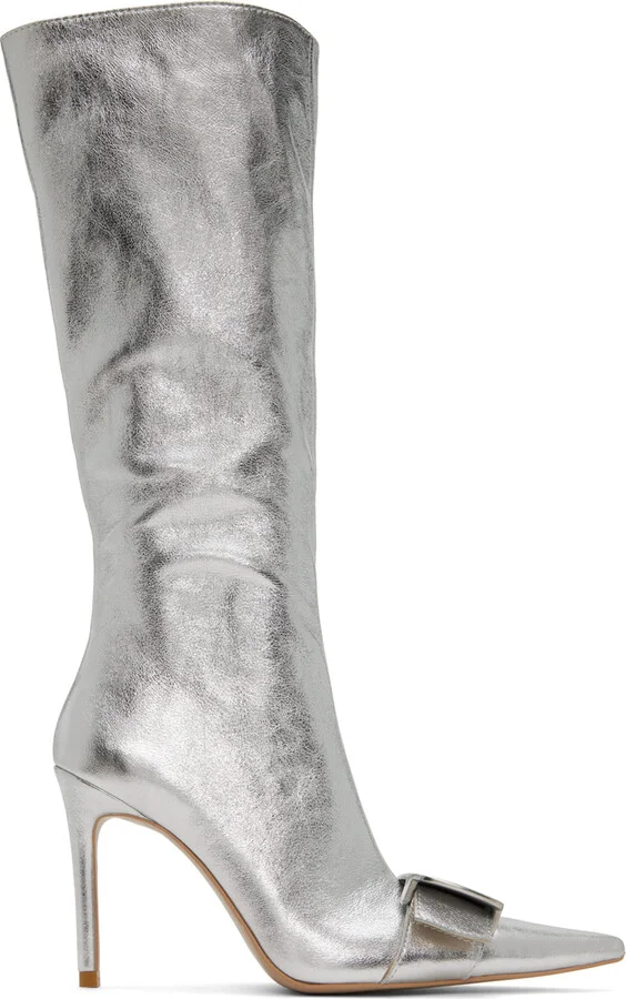 Lado Bokuchava Silver Buckle Boots