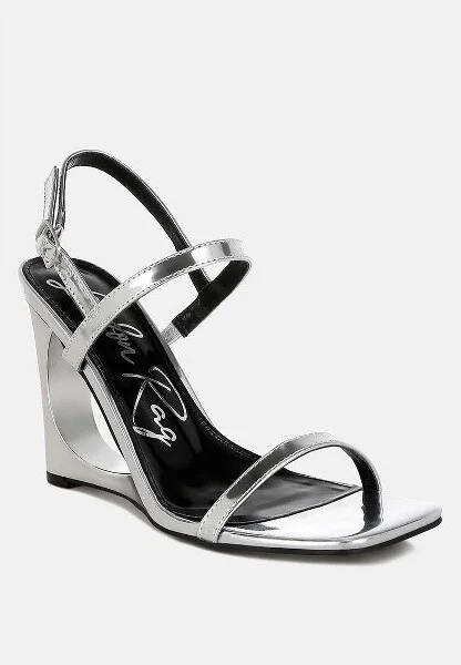 Ladra Metallic Fantasy Wedge Heel Sandals Women - Image 3