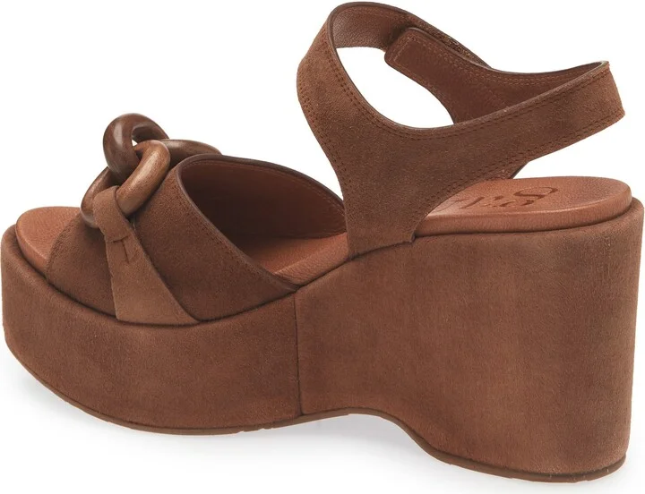 Lady Ankle Strap Platform Wedge Sandal - Image 2