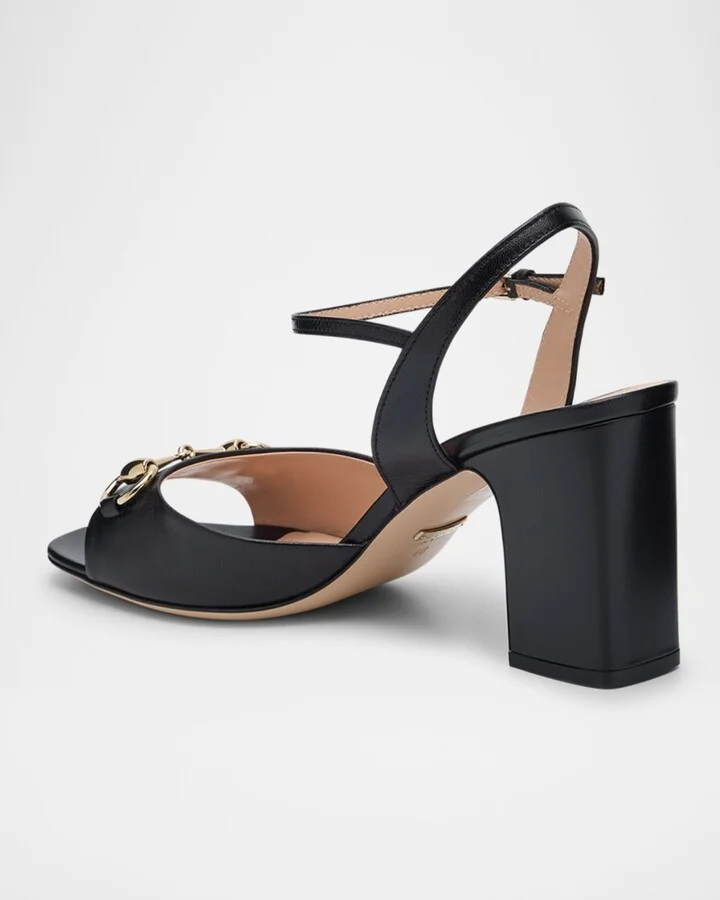 Lady Horsebit Leather Sandals - Image 6