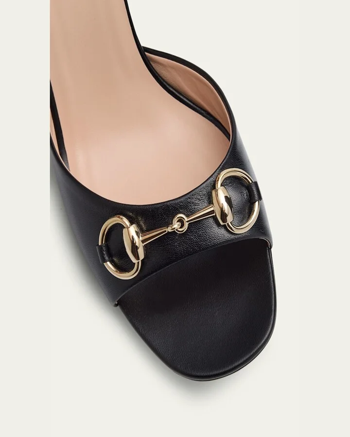 Lady Horsebit Leather Sandals - Image 6