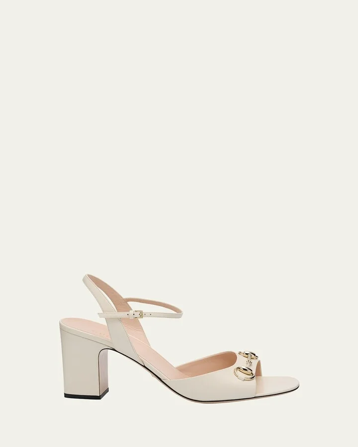 Lady Horsebit Leather Sandals