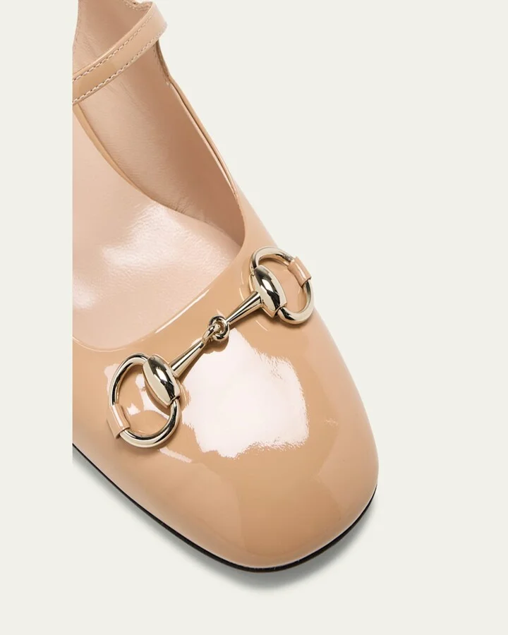 Lady Patent Bit Slingback Pumps - Image 3