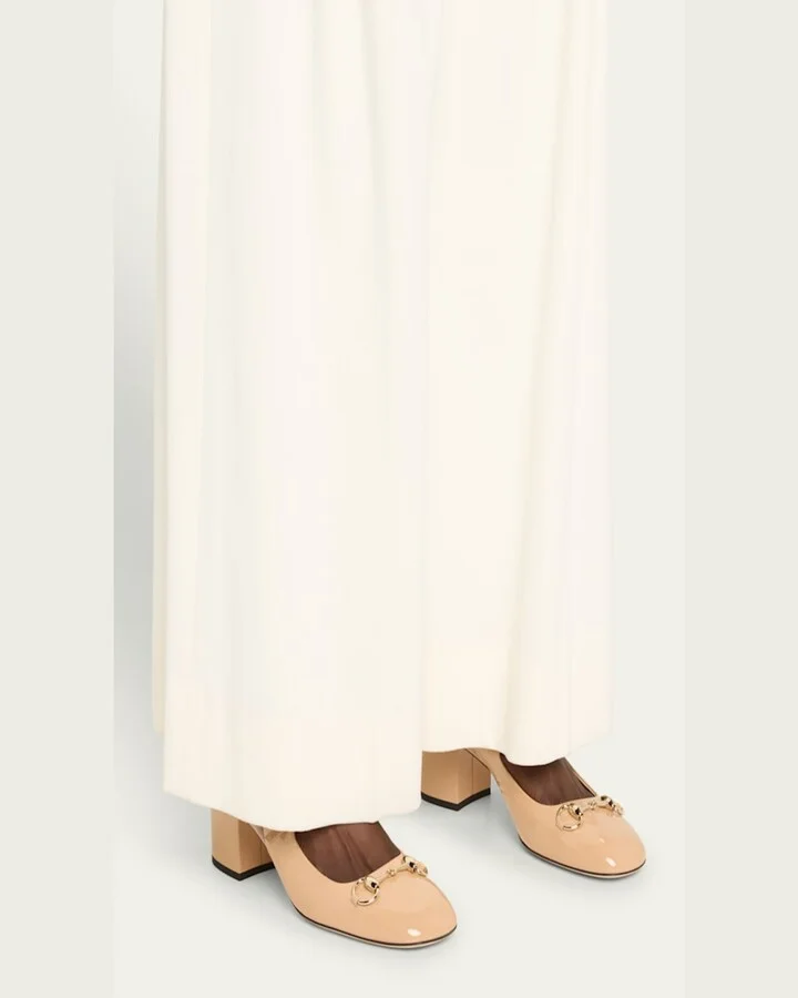 Lady Patent Bit Slingback Pumps - Image 6