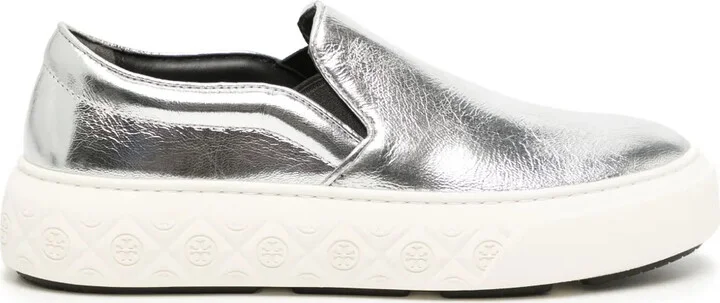 Ladybug metallic-finish sneakers