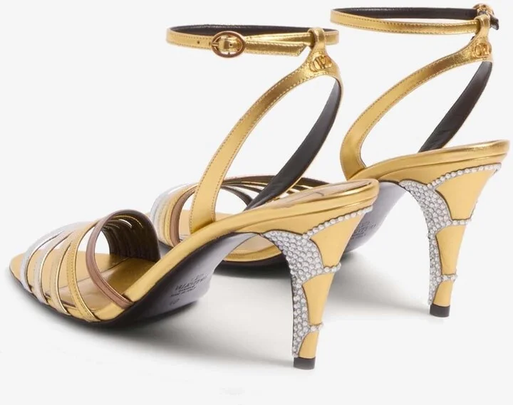 Ladycrush 85 Laminated Leather Sandals - Image 2