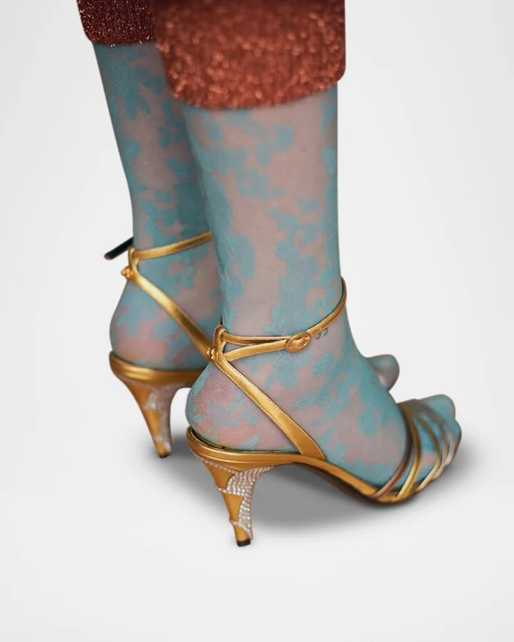 Ladycrush Colorblock Metallic Ankle-Strap Sandals - Image 2