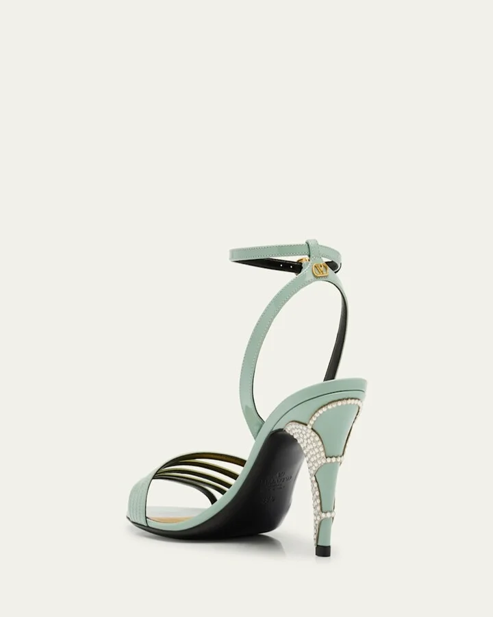 Ladycrush Leather Ankle-Strap Sandals - Image 8