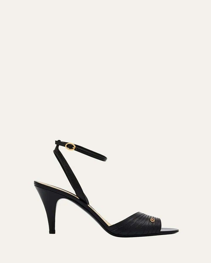 Ladycrush Leather Ankle-Strap Sandals
