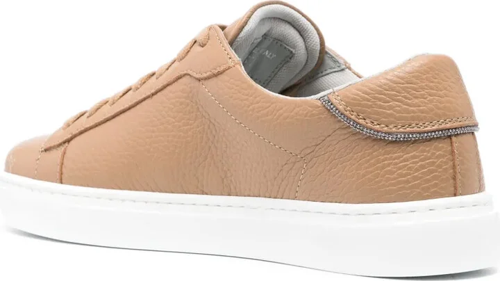 Lae-Up Leather Sneakers - Image 3