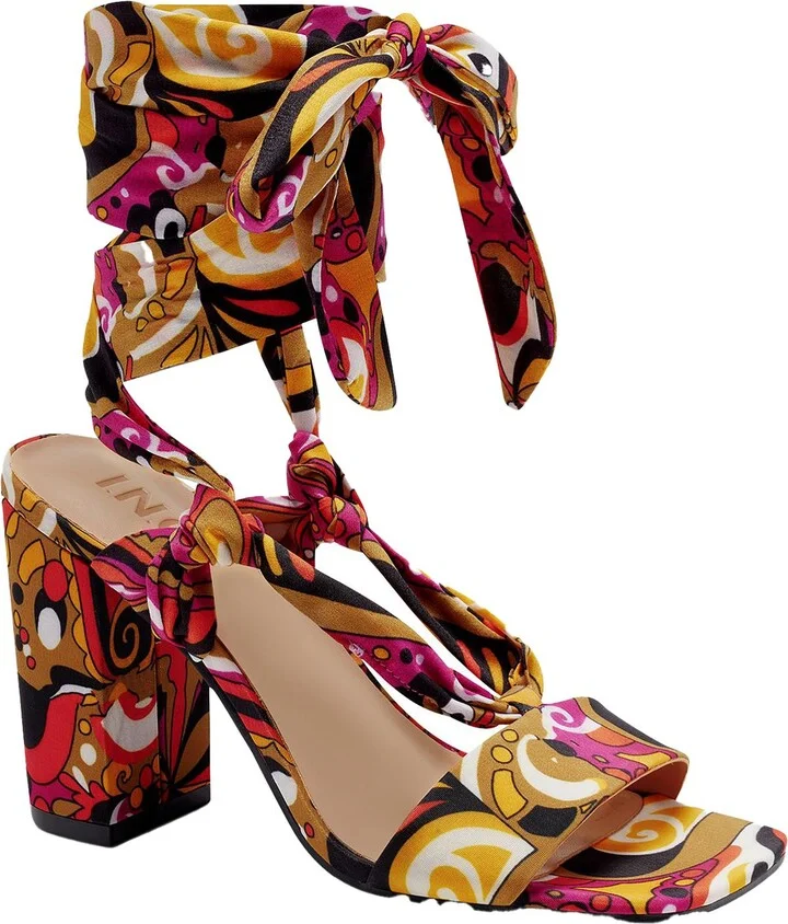 Laeelia Womens Strappy Square Toe Block Heels