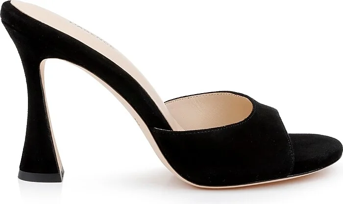 L'Agence Women's Avery Slide High Heel Sandals