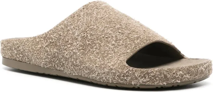 Lago brushed suede slides - Image 2