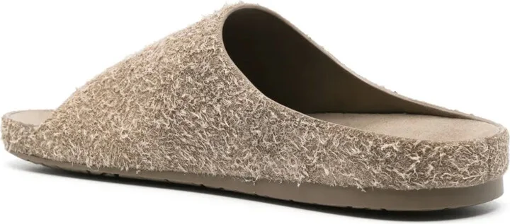 Lago brushed suede slides - Image 3