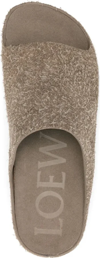 Lago brushed suede slides - Image 4