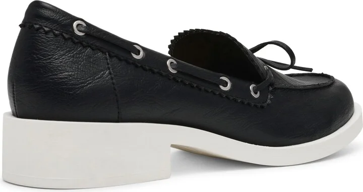 Lagoon Block Heel Boat Shoe Loafer - Image 2