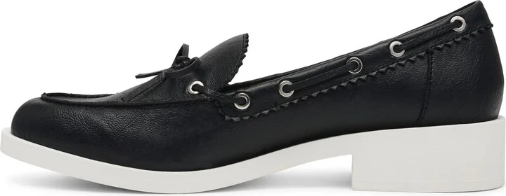 Lagoon Block Heel Boat Shoe Loafer - Image 6