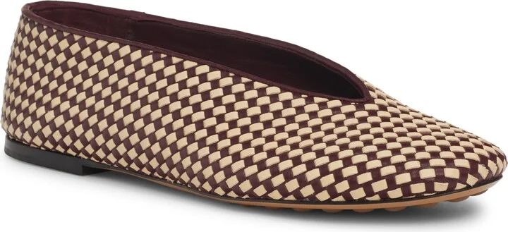 Lagoon Intrecciato Ballet Flat