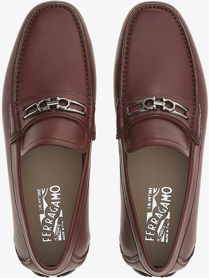 Lagos Gancini Calf Leather Loafers - Image 2