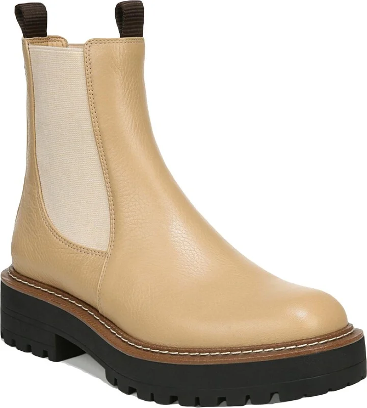 Laguna Womens Lugged Sole Ankle Chelsea Boots