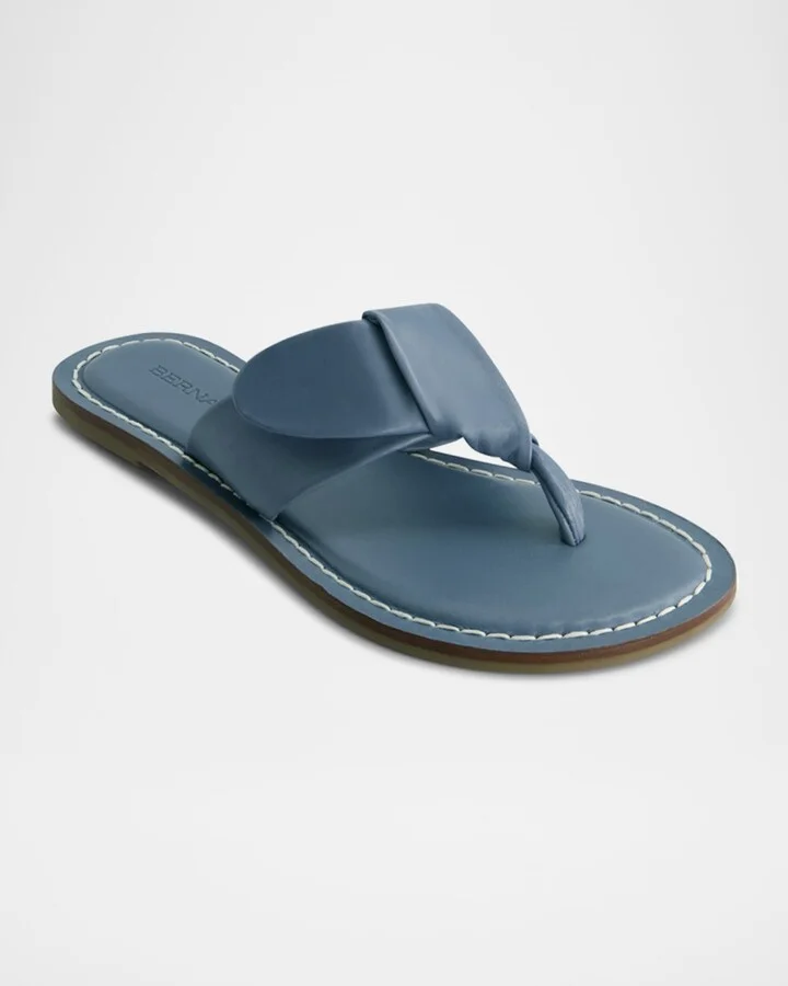Laia Knotted Bow Thong Sandals - Image 4