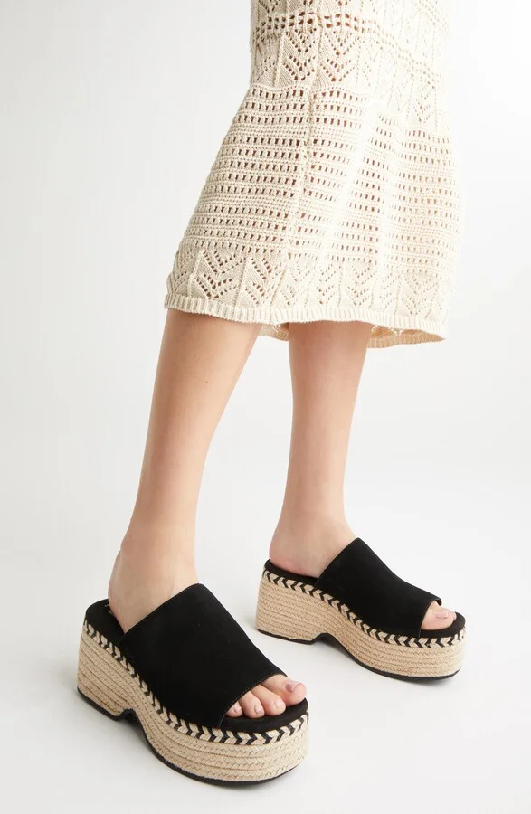 Lailam Espadrille Platform Slide Sandal - Image 6