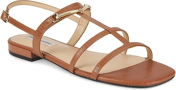 Lainey Leather Double T-Strap Sandals - Image 2
