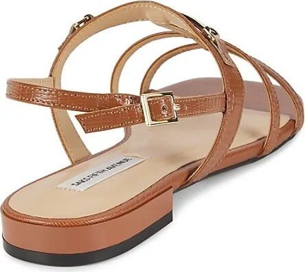 Lainey Leather Double T-Strap Sandals - Image 3