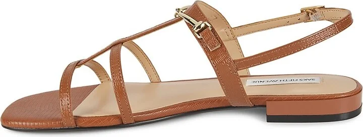 Lainey Leather Double T-Strap Sandals - Image 4