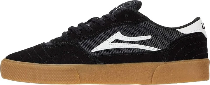 Lakai Cambridge Men's Shoes Black/Gum Suede : 5.5 D - Medium, Suede/Synthetic/Textile - Image 6
