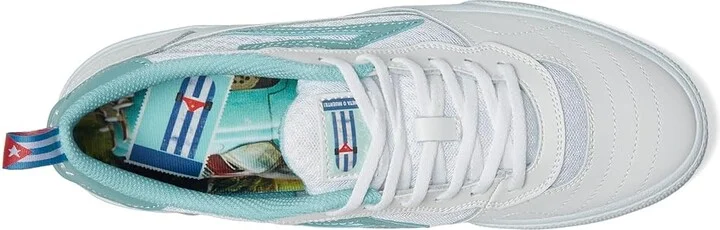 Lakai Cambridge Men's Shoes White Leather : 7.5 D - Medium, Suede/Synthetic/Textile - Image 2