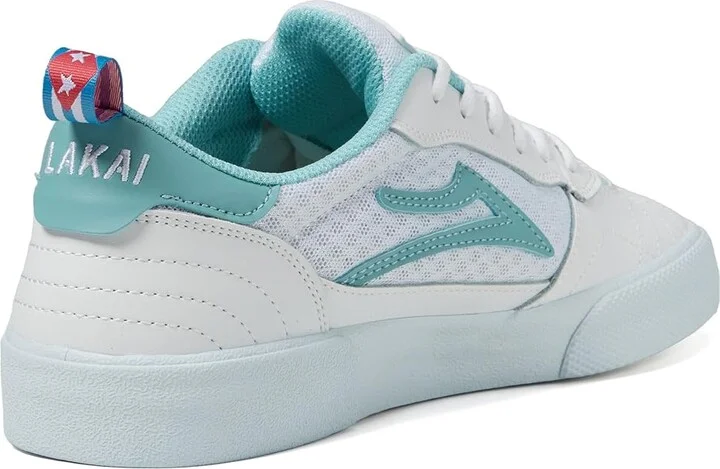 Lakai Cambridge Men's Shoes White Leather : 7.5 D - Medium, Suede/Synthetic/Textile - Image 4