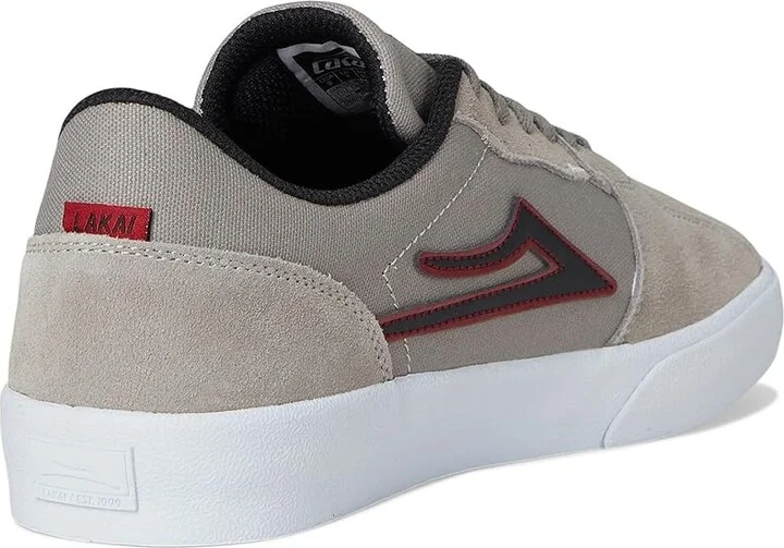 Lakai Cardiff Men's Skate Shoes Grey Suede : 7 D - Medium, Suede/Textile - Image 4