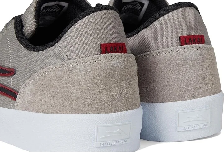 Lakai Cardiff Men's Skate Shoes Grey Suede : 7 D - Medium, Suede/Textile - Image 7