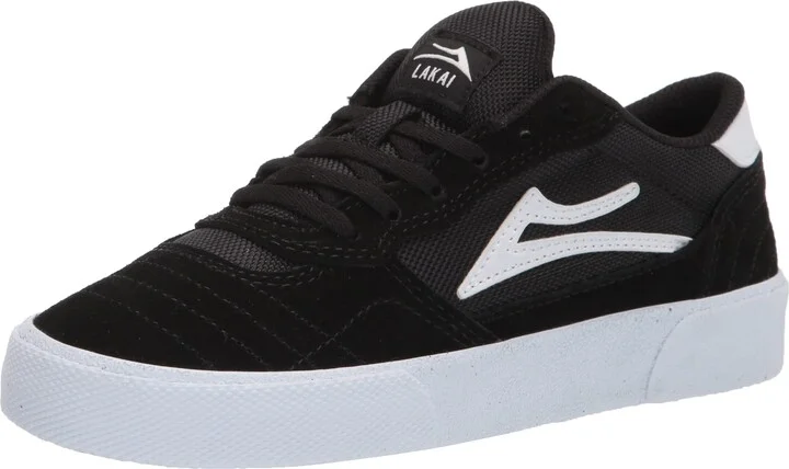 Black/White Suede