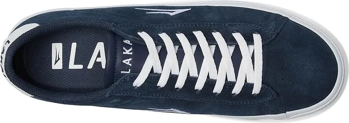 Lakai Newport Men's Skate Shoes Navy Suede 1 : 12 D - Medium, Leather/Suede - Image 2