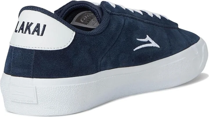 Lakai Newport Men's Skate Shoes Navy Suede 1 : 12 D - Medium, Leather/Suede - Image 4