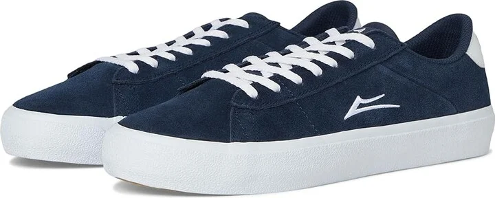 Lakai Newport Men's Skate Shoes Navy Suede 1 : 12 D - Medium, Leather/Suede