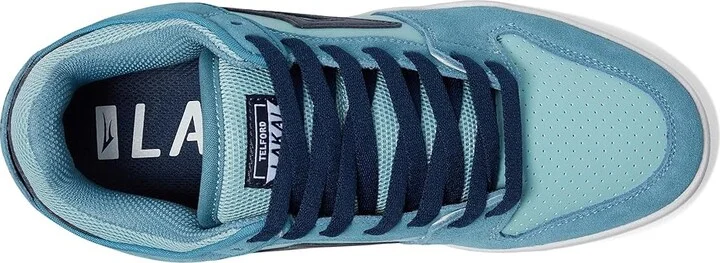 Lakai Telford Low Men's Skate Shoes Light Blue Suede : 9.5 D - Medium, Canvas/Leather/Suede - Image 2