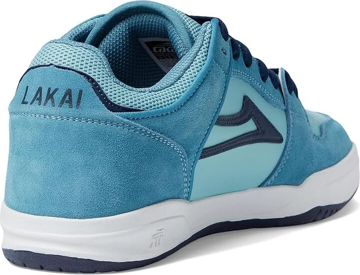 Lakai Telford Low Men's Skate Shoes Light Blue Suede : 9.5 D - Medium, Canvas/Leather/Suede - Image 4