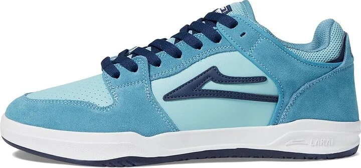 Lakai Telford Low Men's Skate Shoes Light Blue Suede : 9.5 D - Medium, Canvas/Leather/Suede - Image 6