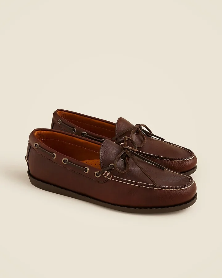 Lake shoes in leather