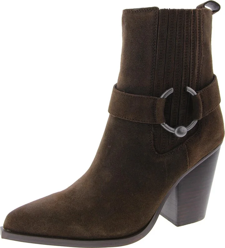 Lakelynn Womens Buckle Mid-Calf Boots
